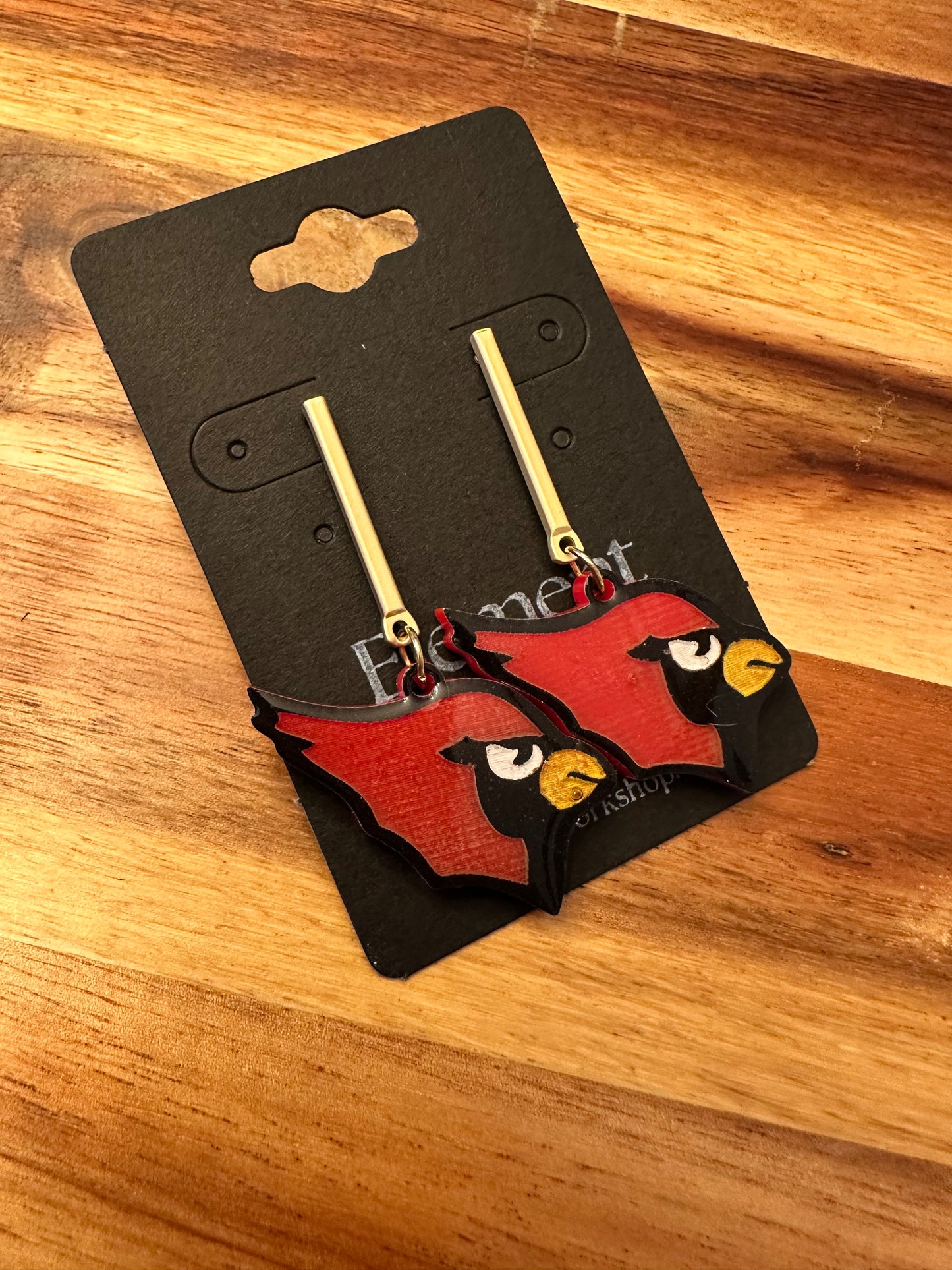 Mentor Cardinal Earrings