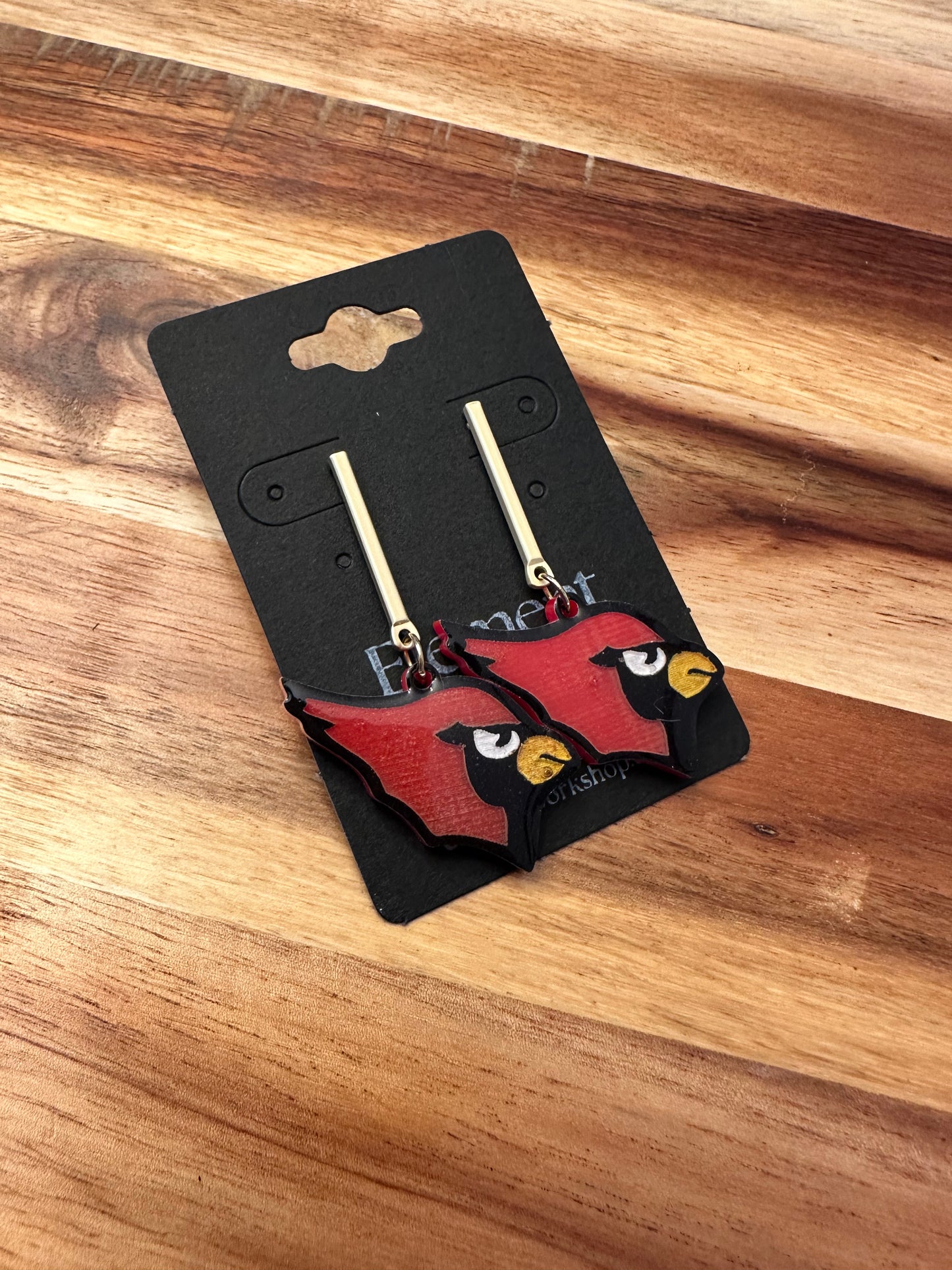 Mentor Cardinal Earrings