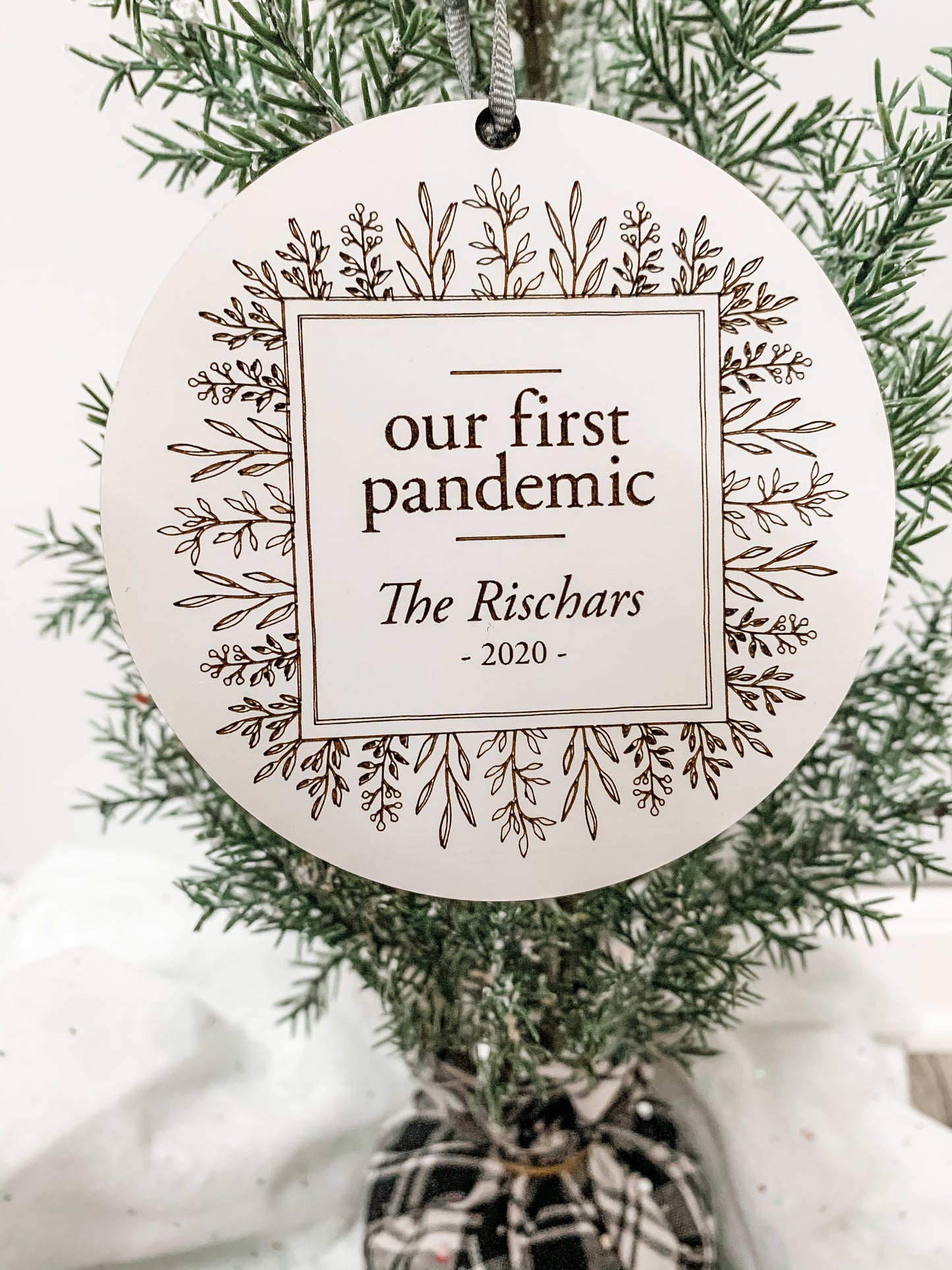 "Our First Pandemic" Ornament