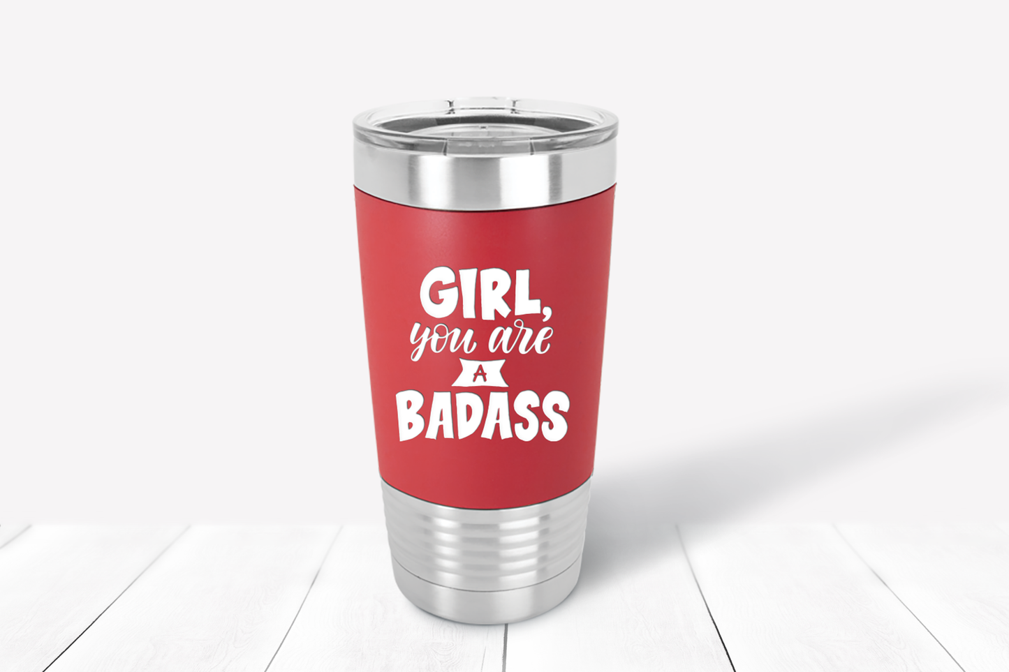 Girl Power - 20oz Silicone Grip Polar Camel Tumbler