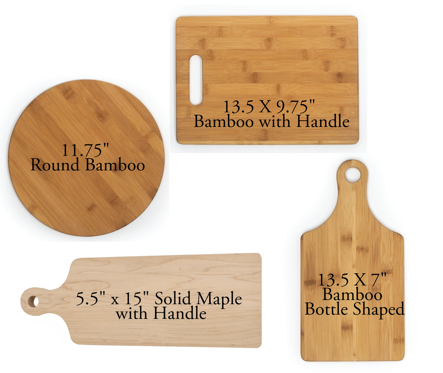 Round Bamboo Cutting Board 11.75