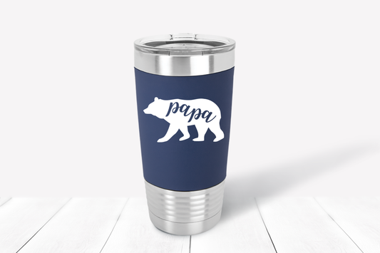 Family Bears - 20oz Silicone Grip Polar Camel Tumbler