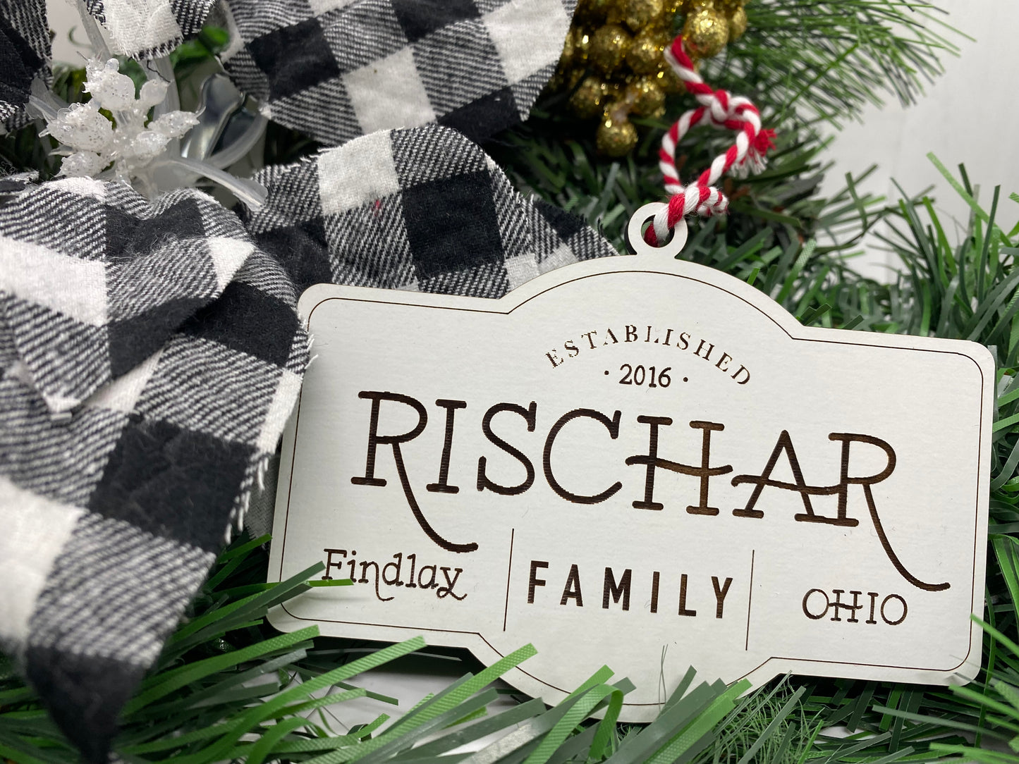 Family Name Ornament