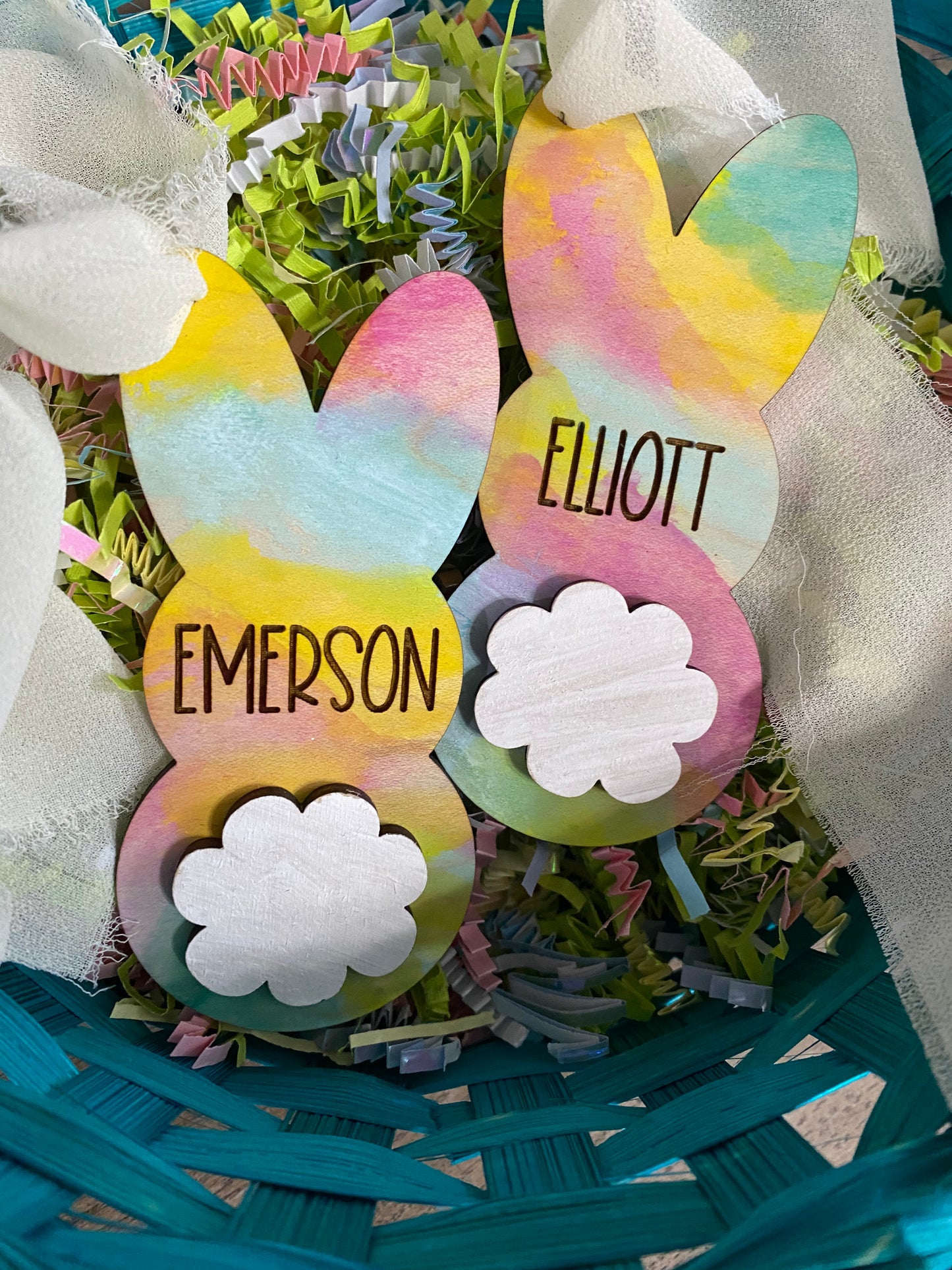 Easter Bunny Basket Tags