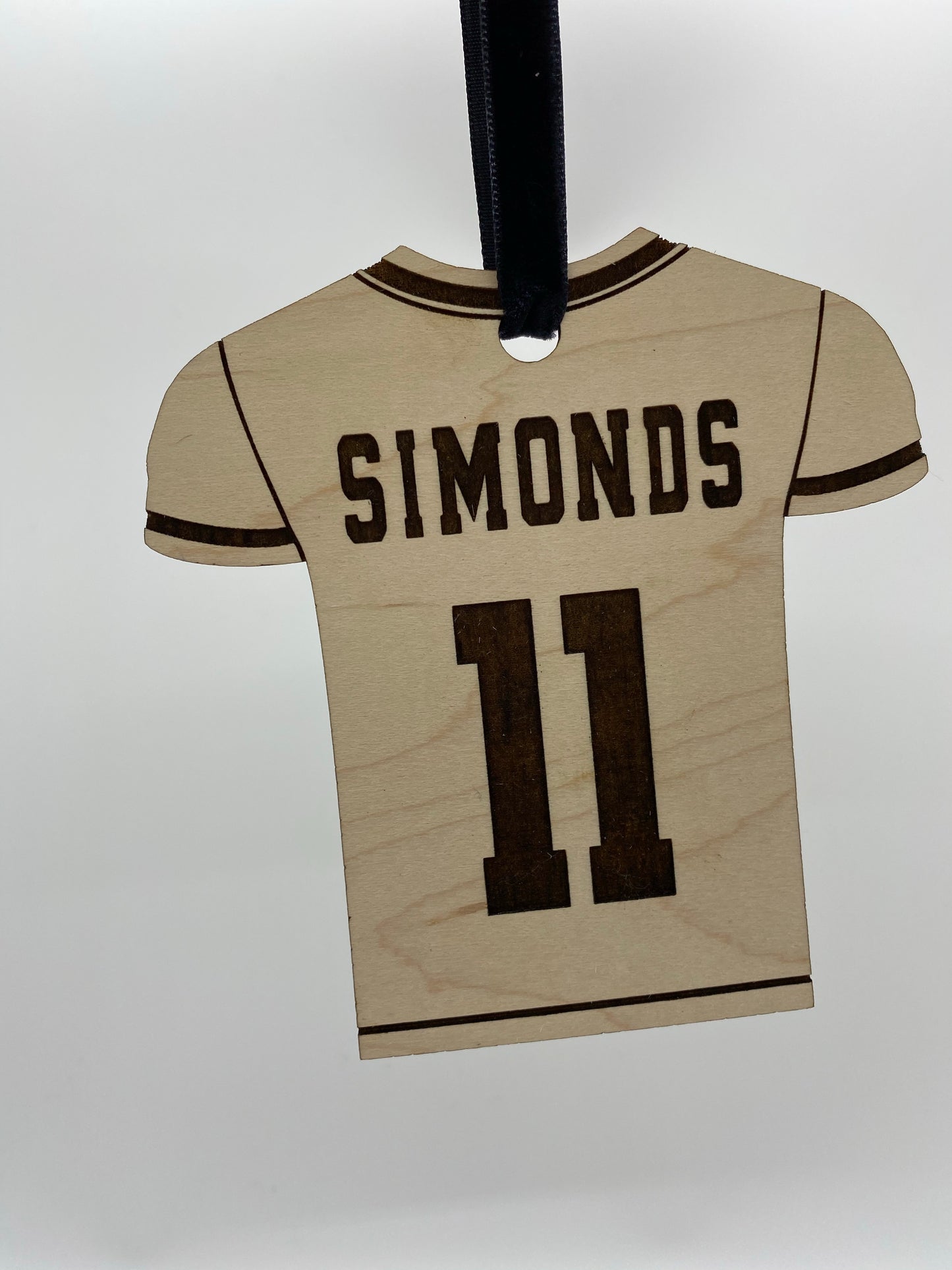 Double Sided Football Jersey Ornament