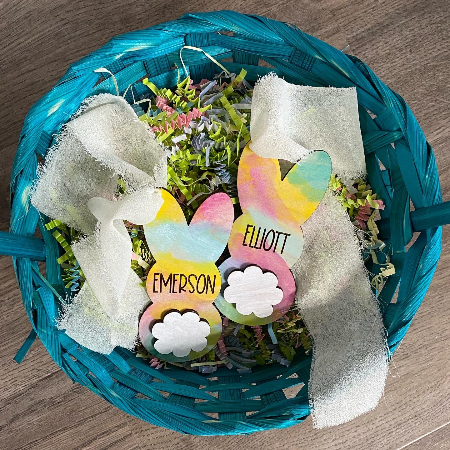 Easter Bunny Basket Tags