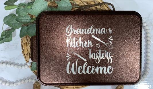 Cake Pan with Personalized Lid